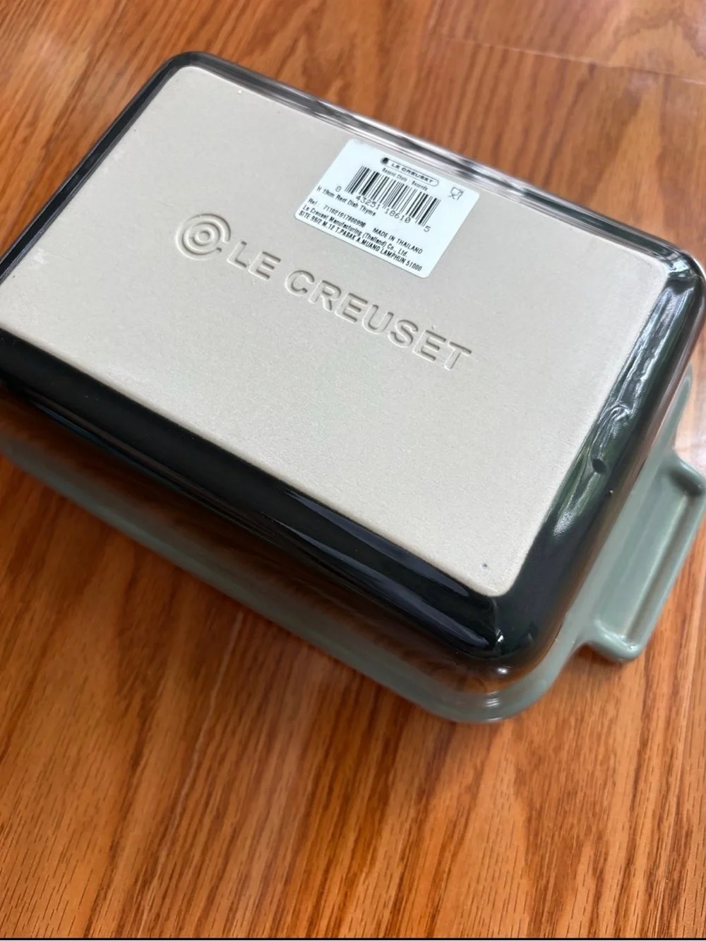Le Creuset Heritage Rectangular Baking Dish in Thyme